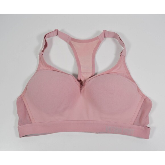 Victoria Secret Sport Incredible Blush Pink Strappy Racerback Underwire Bra 32B - Picture 3 of 5